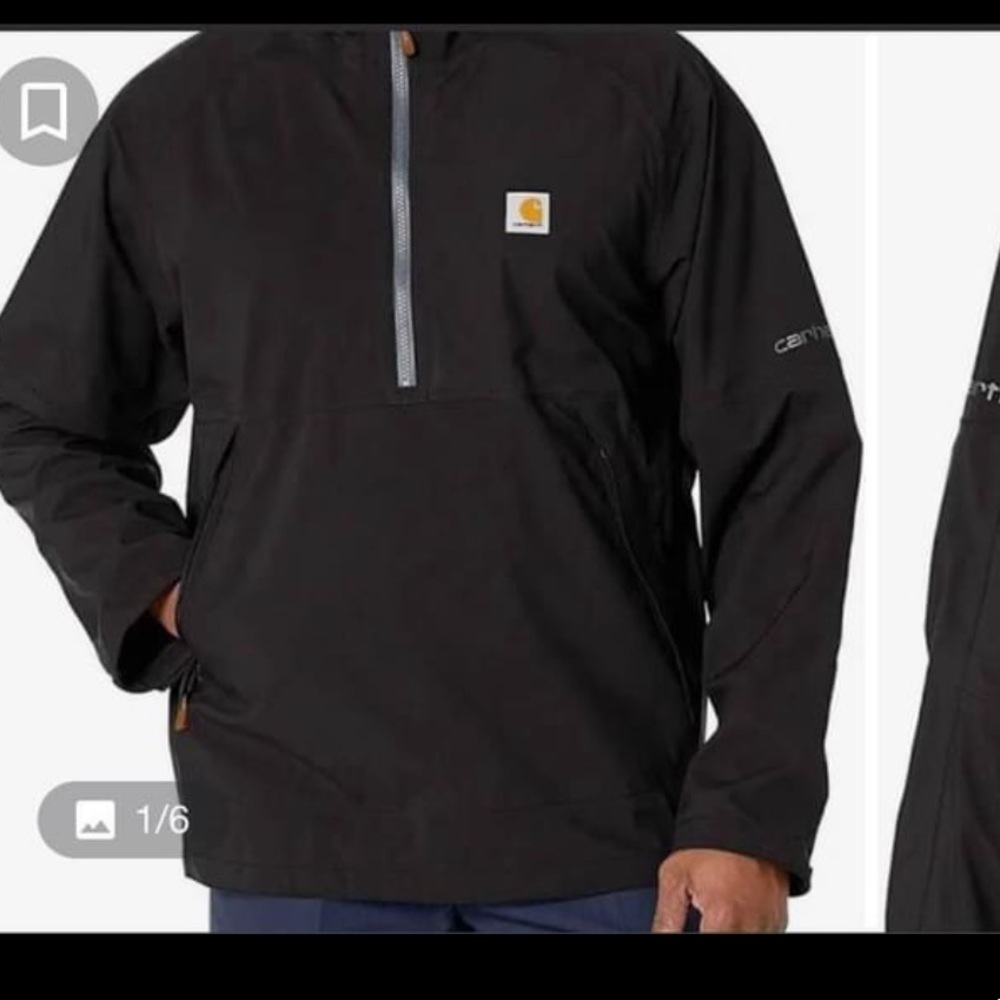 Carhartt Men's Storm Defender Force Midweight Hooded Anorak Jacket